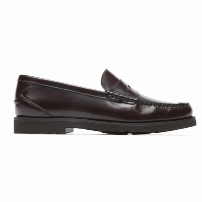 Sapatos Casual Rockport Modern Prep Penny Homem Bordeaux PT-39042